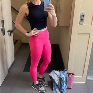 Zyia Active Fuschia HiRise Light n Tight 7/8 6-8